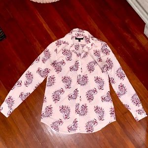 Paisley dress shirt size xs